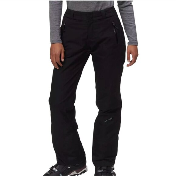 NWT SPYDER Winner GORE-TEX Insulated Ski Pants 4 SHORT 4S Black Snowboard Snow